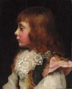 Valentine Cameron Prinsep Prints Portrait of a boy oil